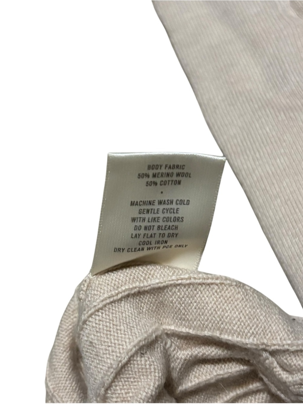 Tracksmith Prospect Merino Wool Blend Sweater Women’s Size X-Small In Cream - Picture 9 of 9